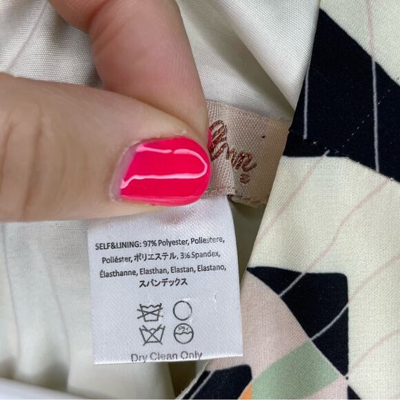 Mara Hoffman Tee Shift Short Sleeve Dress in Kaleidoscope Print Size S - Picture 5 of 7